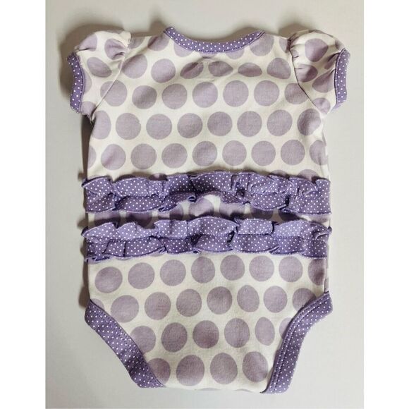 Girls Bundle  3 Bodysuits  Size NB, 0-3m   EUC - Picture 2 of 16
